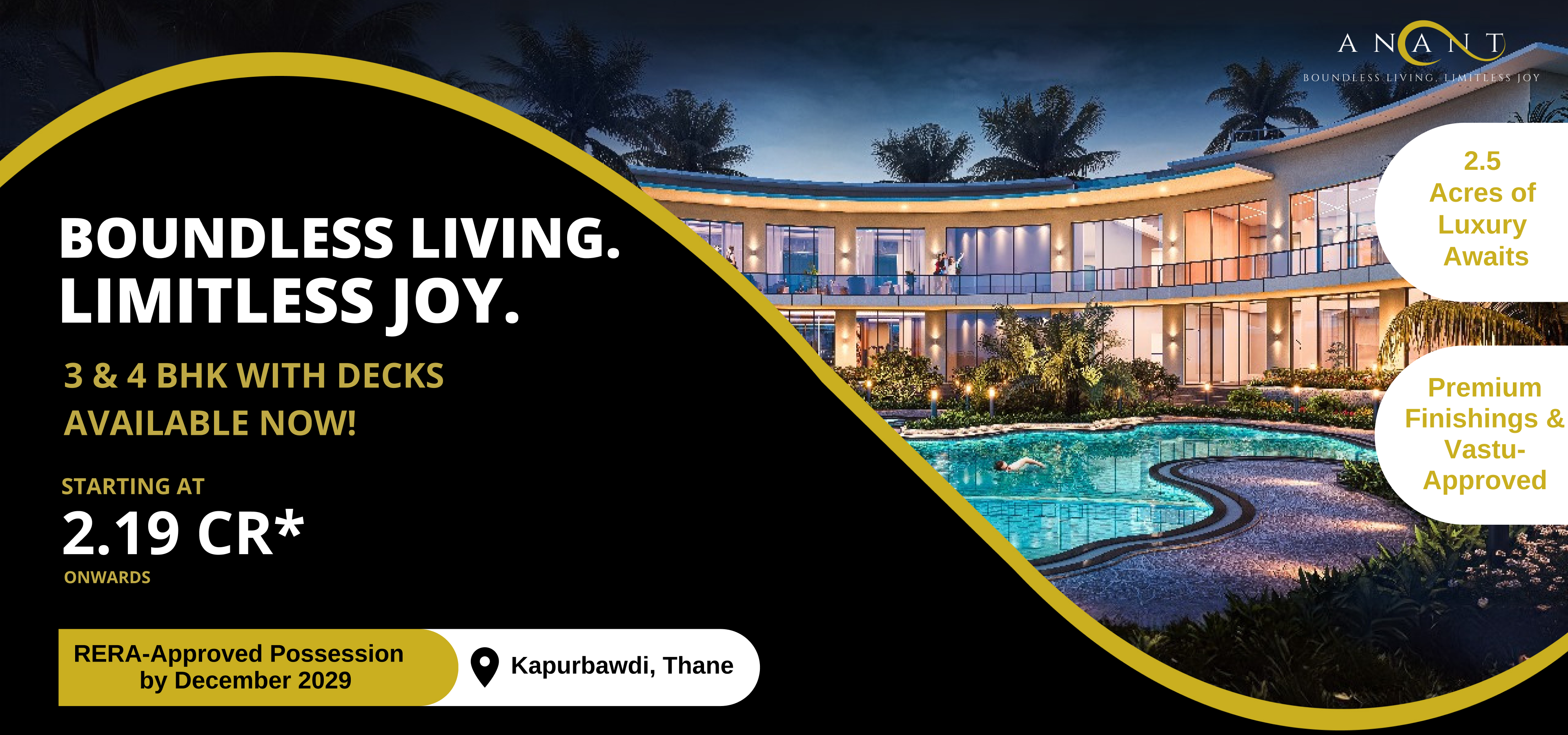 2.5, 3 & 4 BHK Homes in Thane